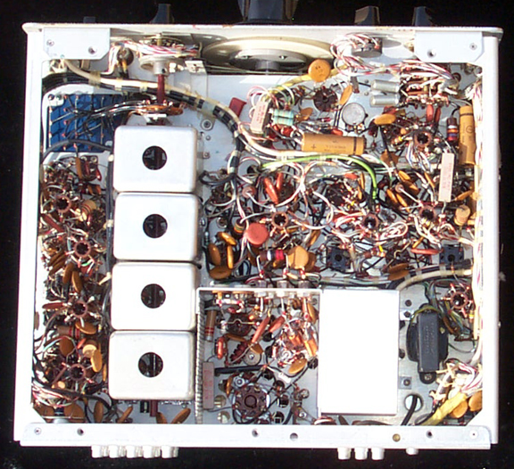 Inside bottom view of KWM-2 Transceiver
