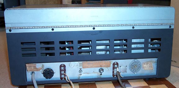 Back of SX-100 Mark 1A Receiver