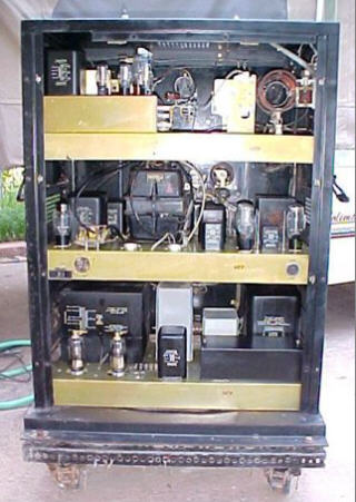 BC-610 transmitter from the back