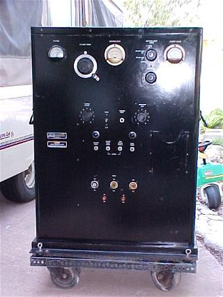 BC-610 transmitter front panel