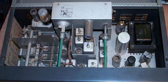 Inside View of SX-100 Mark 1A Reciever